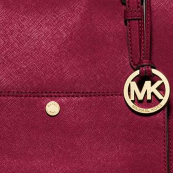 Michael Michael Kors Jet Set Item Large Top Zip Pocket Tote - Picture 2 of 3